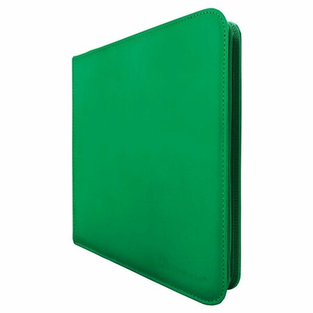 COOLCRAFTS 12-Pocket PRO Zippered Vivid Binder, Green CO3298053